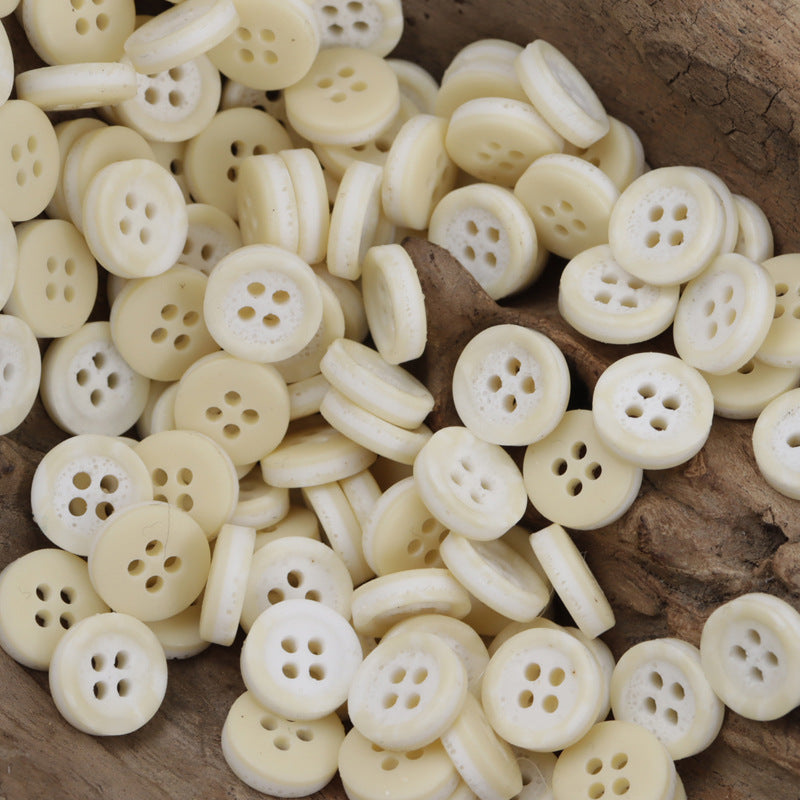 Two-Tone Pebble Pattern Resin Buttons for Hawaiian Beach Shirts 50 Pack - Lots of Buttons