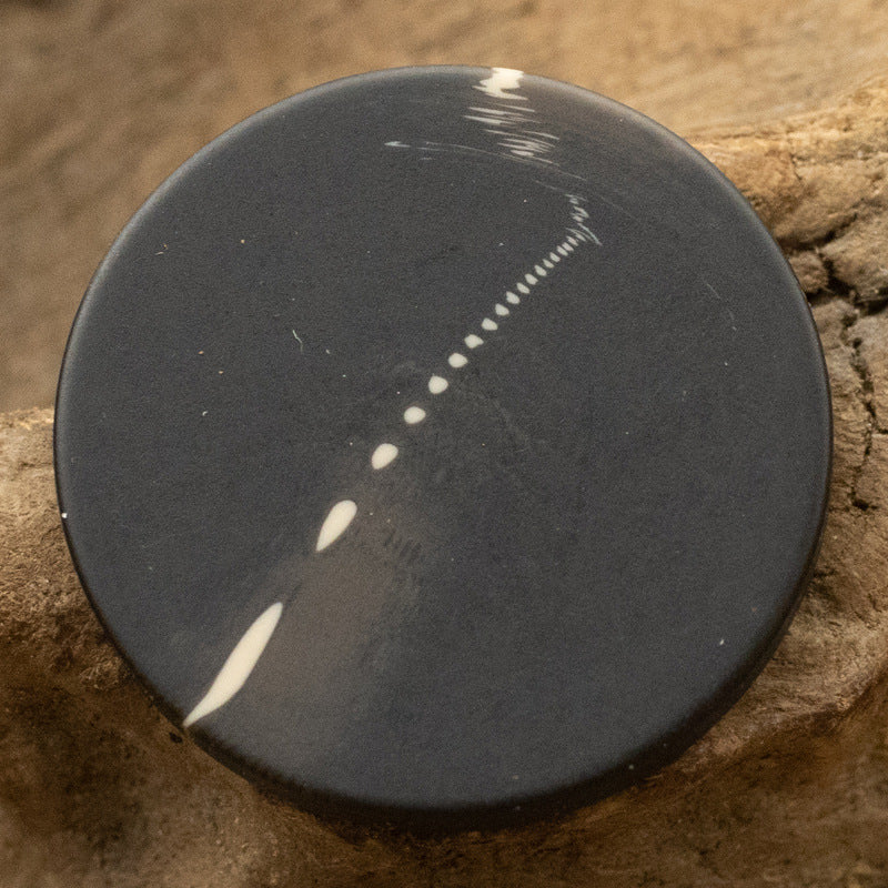 Flat Matte Black Coffee Shank Resin Buttons for Sweater Suit 20pcs - Lots of Buttons
