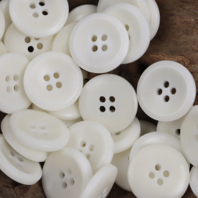 Vintage Natural Tagua Nut Buttons Round 10 Pack - Lots of Buttons