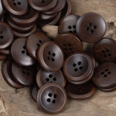 Vintage Natural Tagua Nut Buttons Round 10 Pack - Lots of Buttons