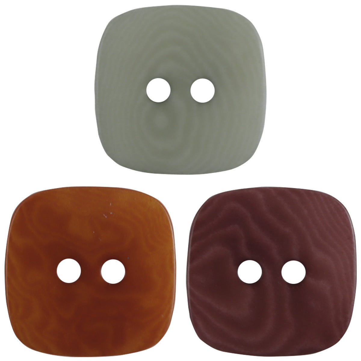 Square Natural Tagut Nut Buttons for Women's Fashion Cardigans,10pcs - Lots of Buttons