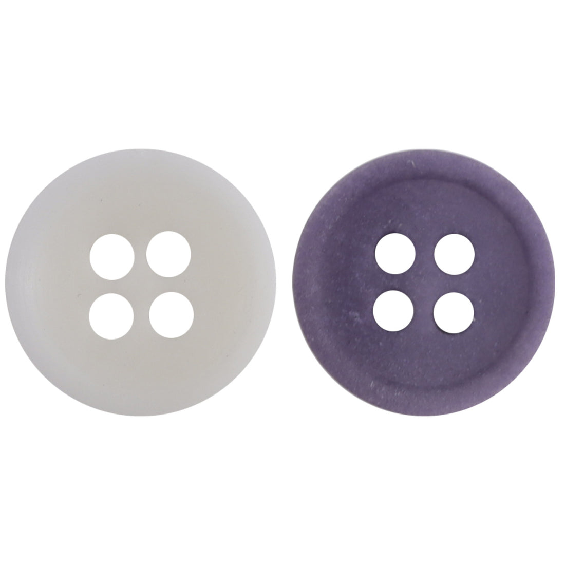Romantic Round Corozo Tagua Nut Buttons Thin Edge 10pcs - Lots of Buttons