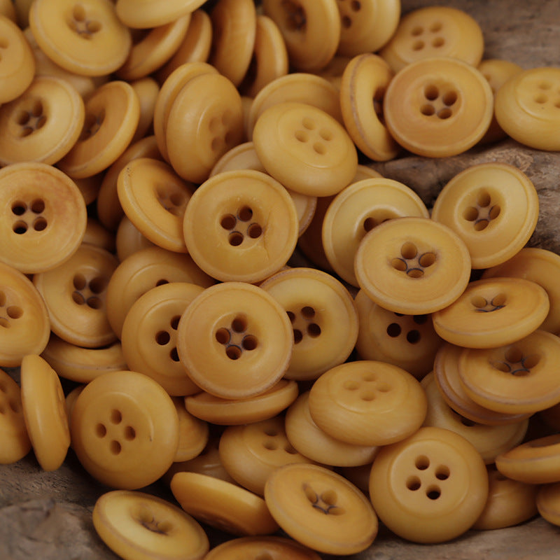 Cute Natural Tagua Nut Corozo Buttons 10 Pack 
