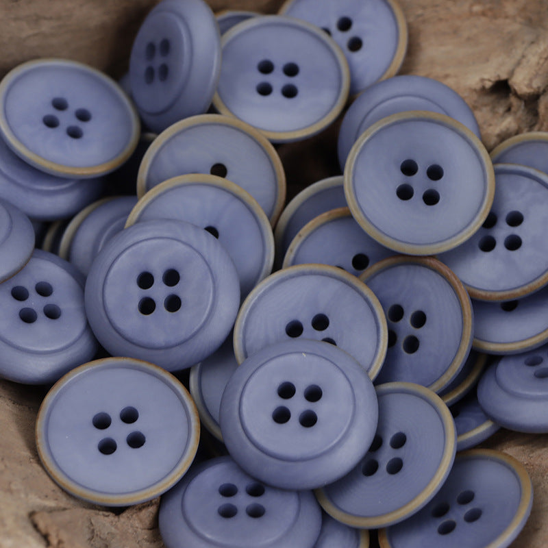 Round 4 Hole Soft-Colored Natural Tagut Nut Buttons for Sweaters,10pcs - Lots of Buttons