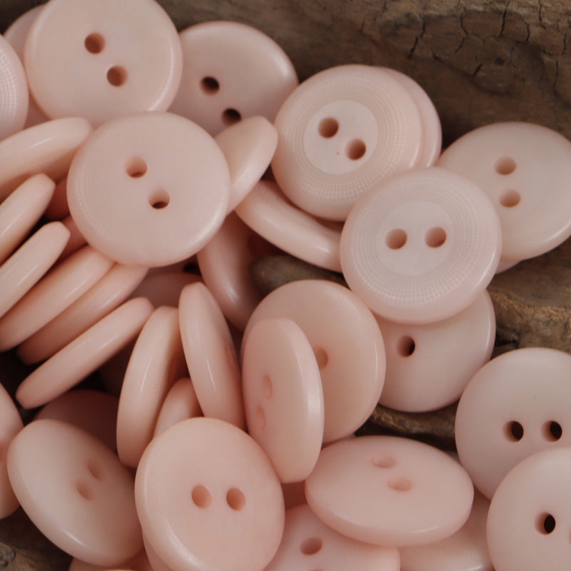 18mm Round 2 Hole Girly Natural Corozo Buttons,10PCS - Lots of Buttons