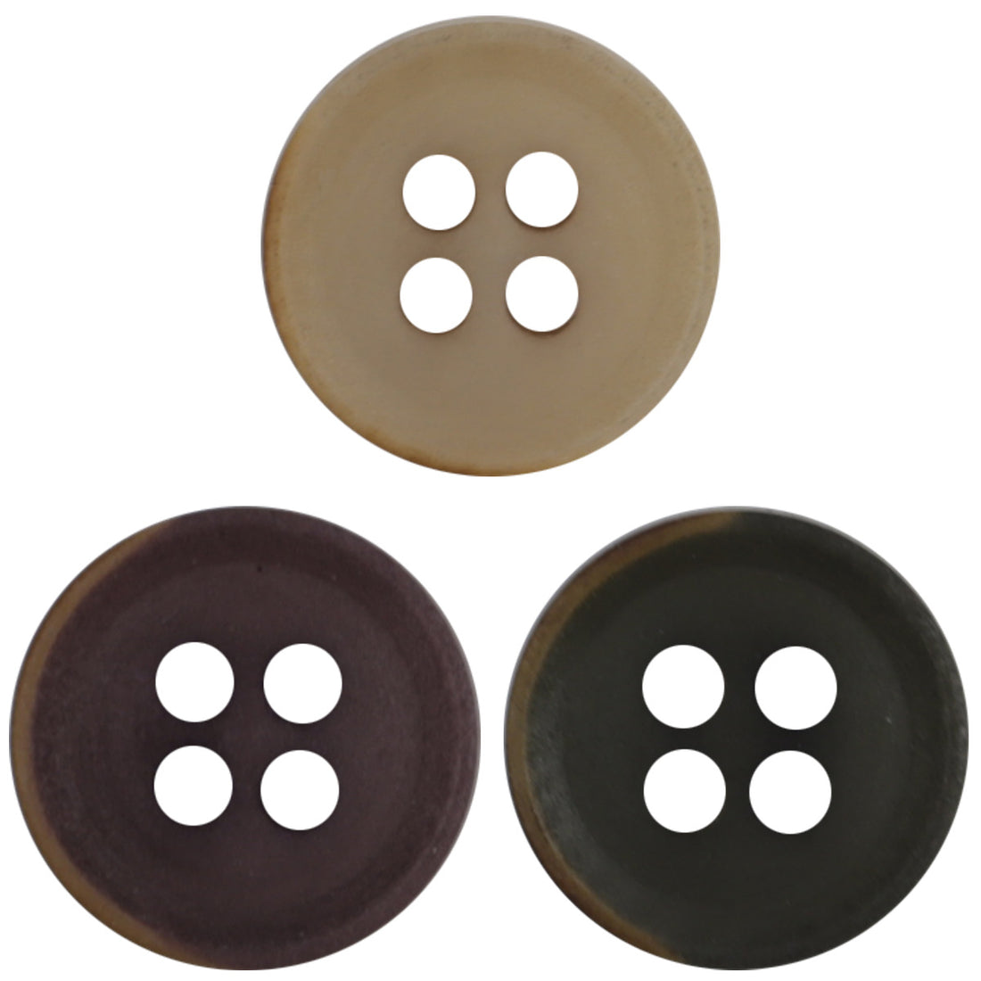 11.5mm Vintage Burnt Edge Tagua Nut Garment Buttons 20pcs - Lots of Buttons
