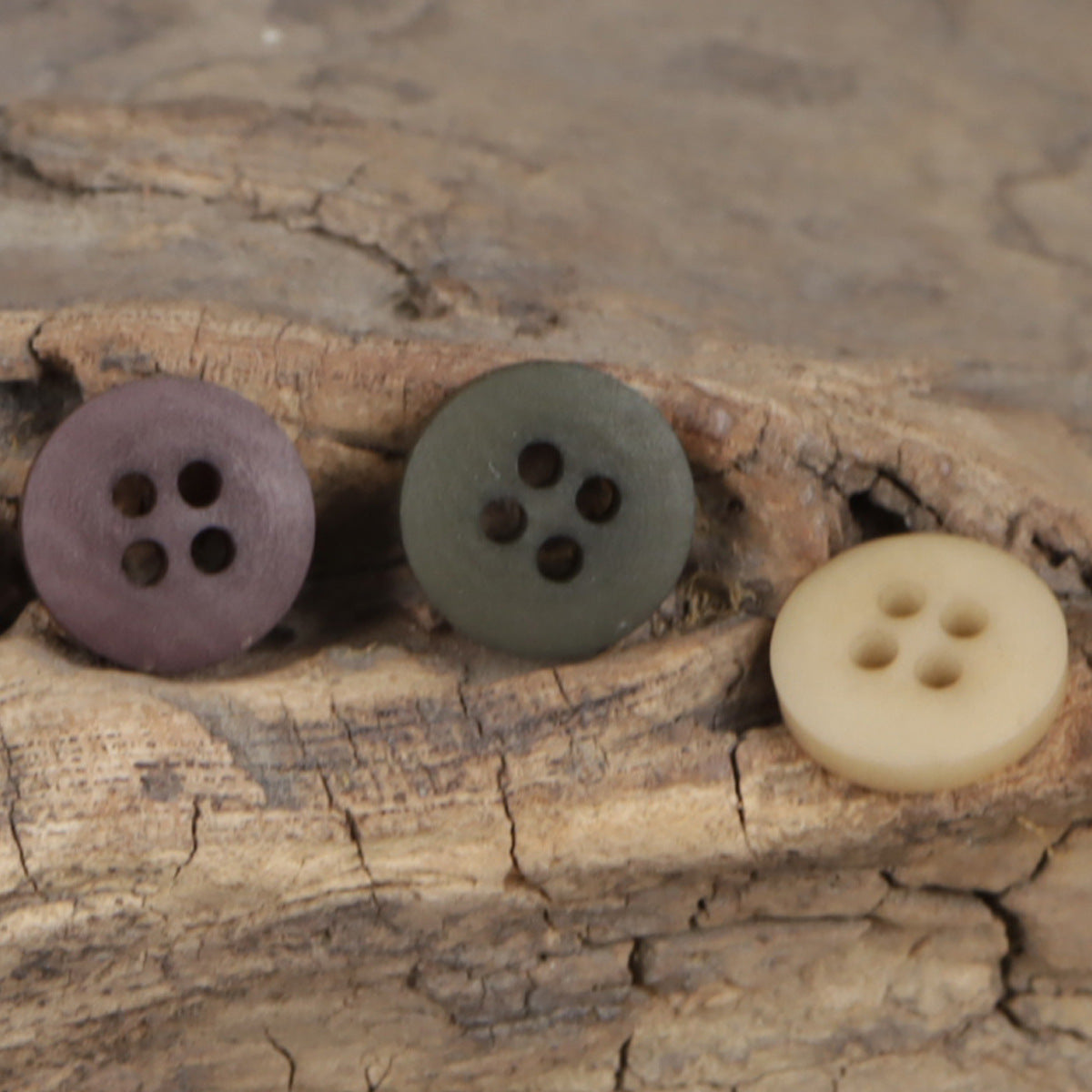 11.5mm Vintage Burnt Edge Tagua Nut Garment Buttons 20pcs - Lots of Buttons
