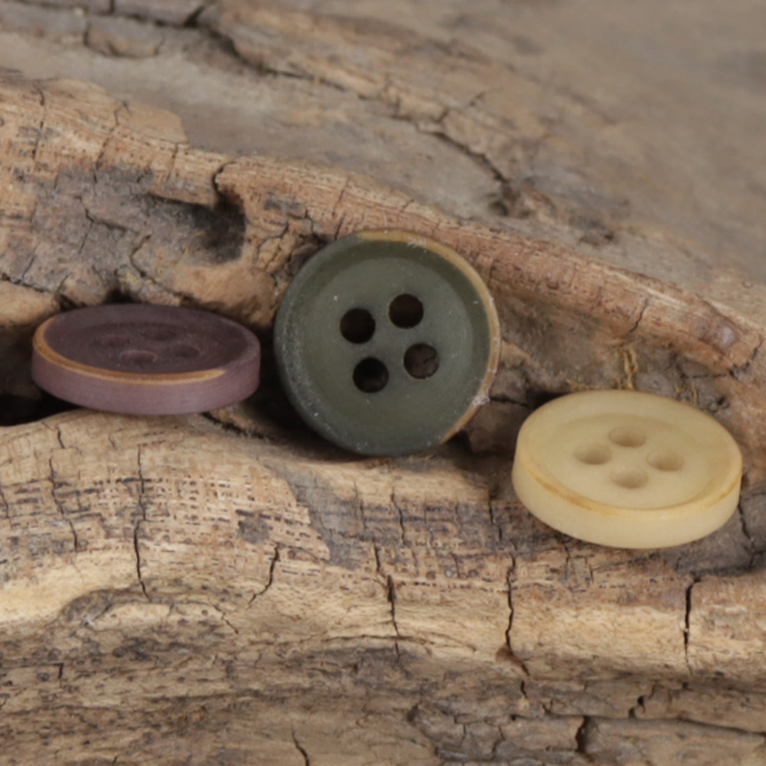 11.5mm Vintage Burnt Edge Tagua Nut Garment Buttons 20pcs - Lots of Buttons