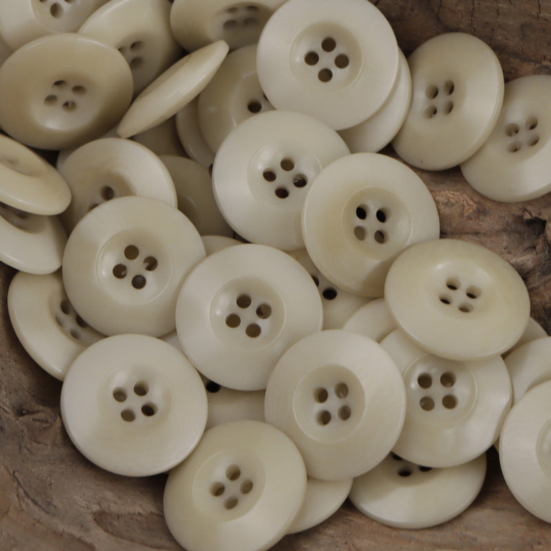 Double-Sided Chinese Style Natural Fruit Buttons 10pcs - Lots of Buttons