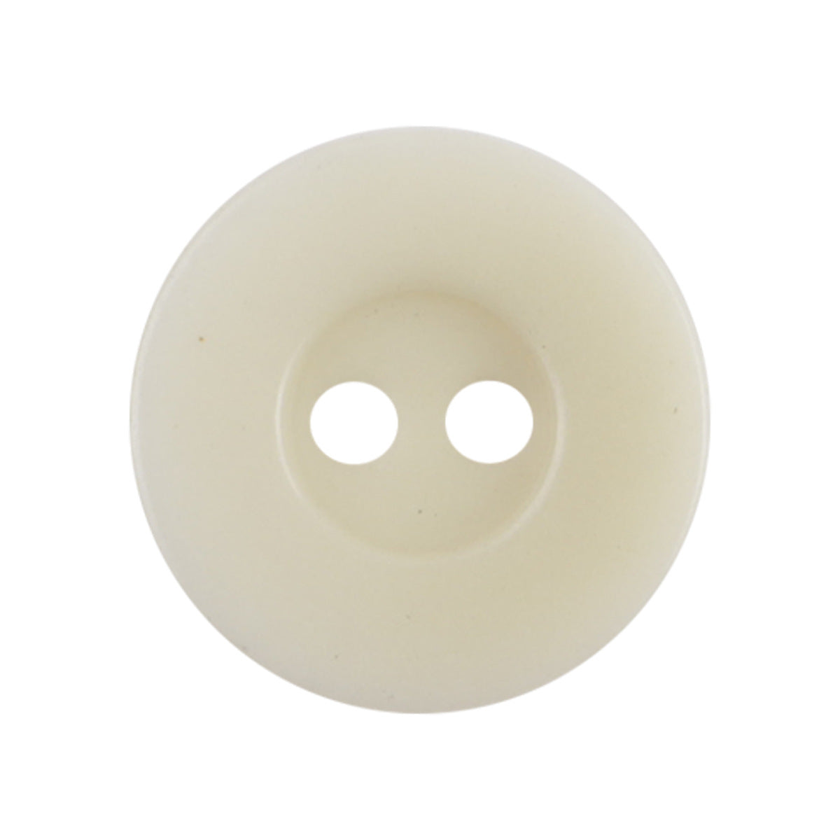 15mm Wide-Edged Simple Beige Two-Hole Natural Fruit Tagut Nut Buttons 10pcs - Lots of Buttons