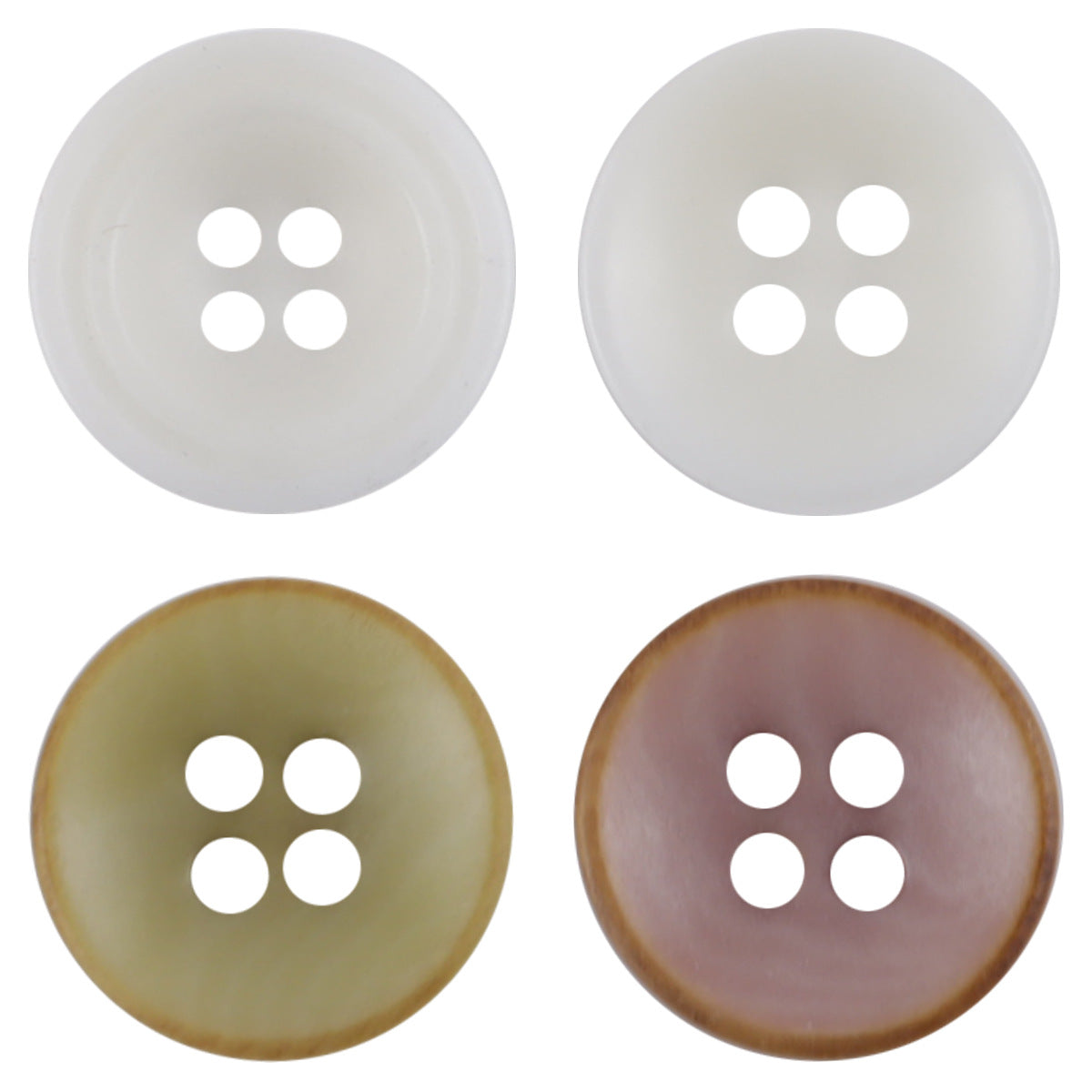 11.5mm Bowl-Shaped Pink-Purple Fruit Buttons for Children's Sweaters 40 Pack - Lots of Buttons