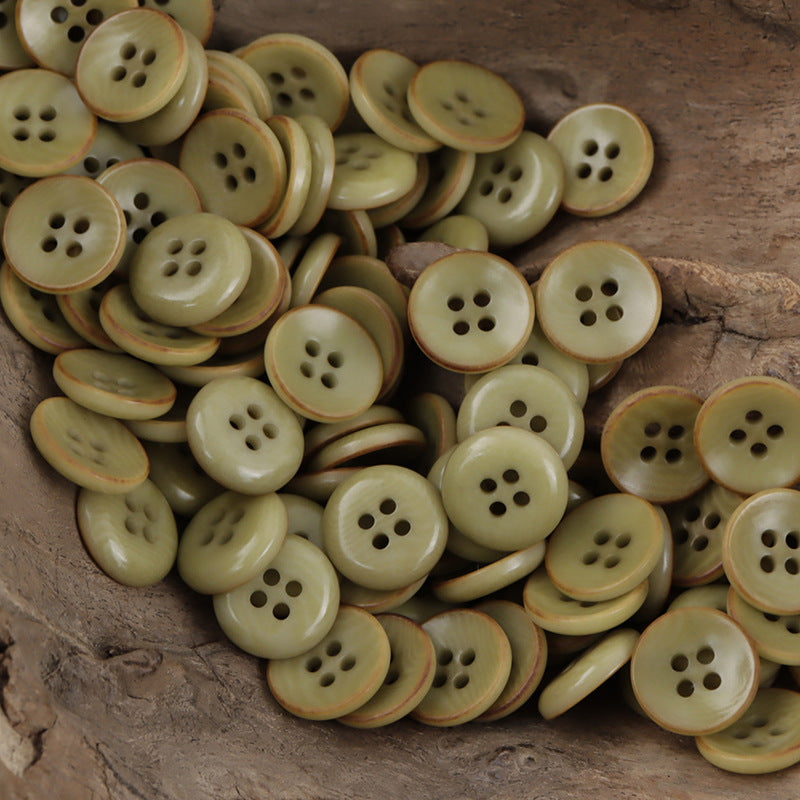 11.5mm Bowl-Shaped Pink-Purple Fruit Buttons for Children's Sweaters 40 Pack - Lots of Buttons