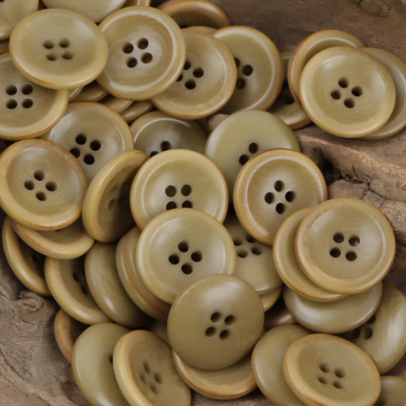 17.5mm Natural Fruit Buttons for Spring Children's Cardigans 40 Pack - Lots of Buttons