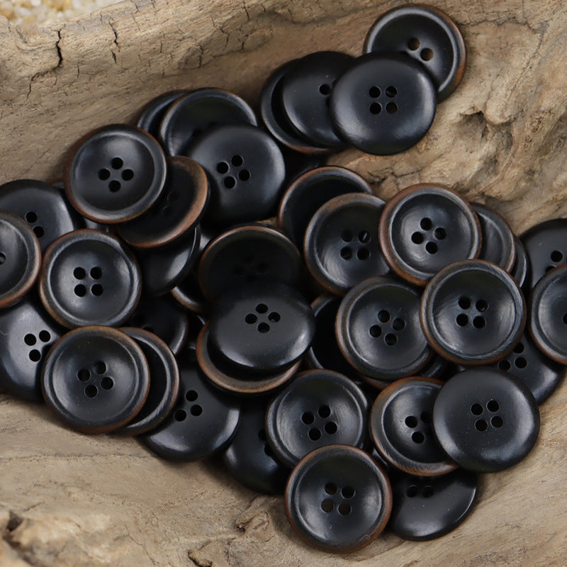 17.5mm Natural Fruit Buttons for Spring Children's Cardigans 40 Pack - Lots of Buttons