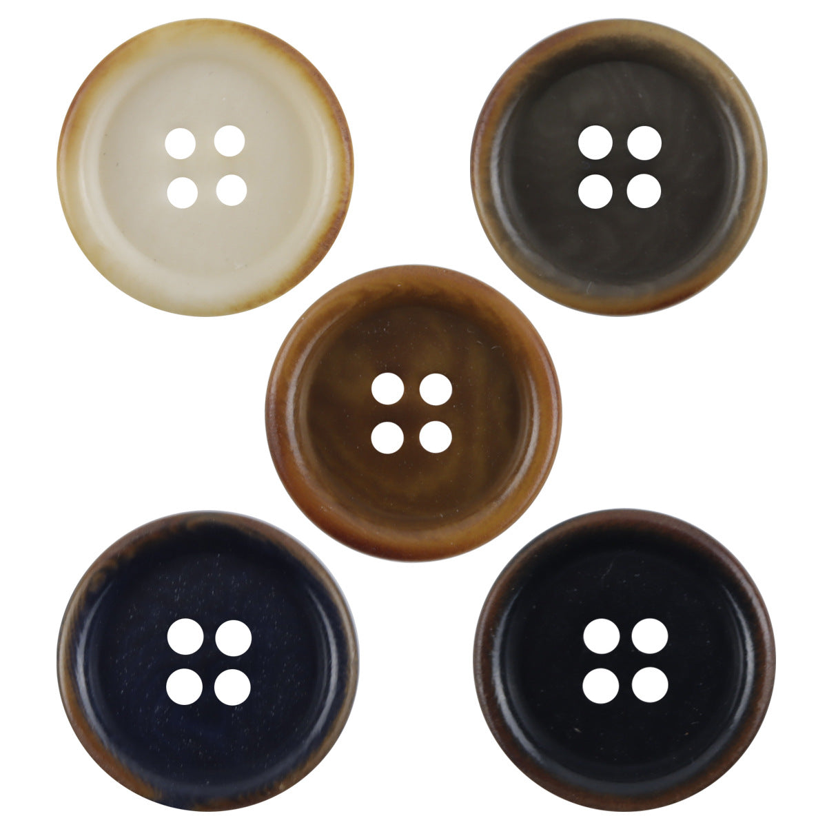 Rustic Charred Green Natural Fruit Buttons for Knitwear Canvas Bags 10PCS - Lots of Buttons
