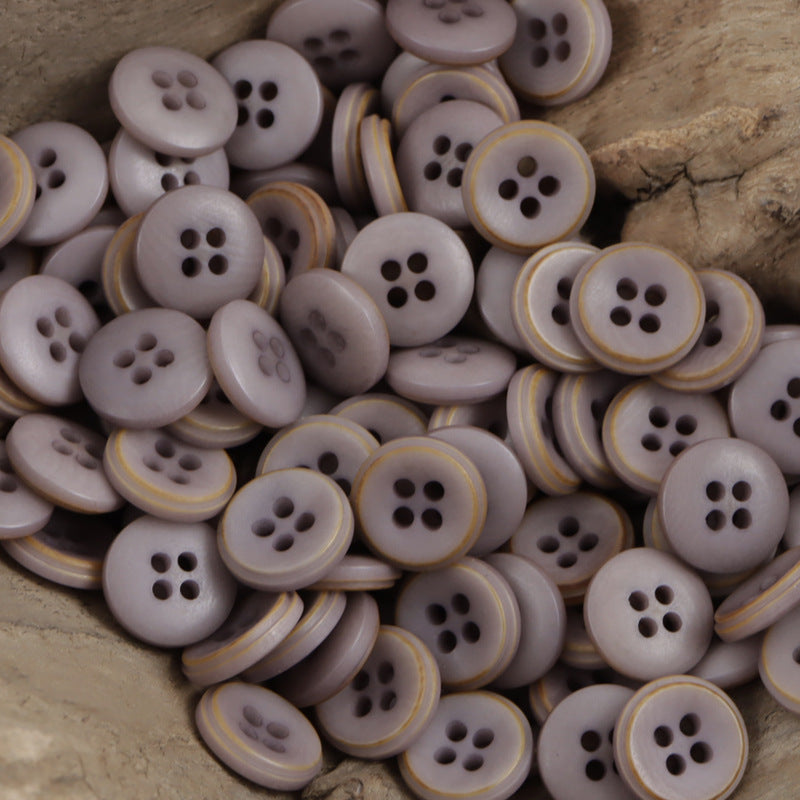 11.5mm Burnt Fruit Buttons for DIY Bracelet Decoration 40 Pack - Lots of Buttons