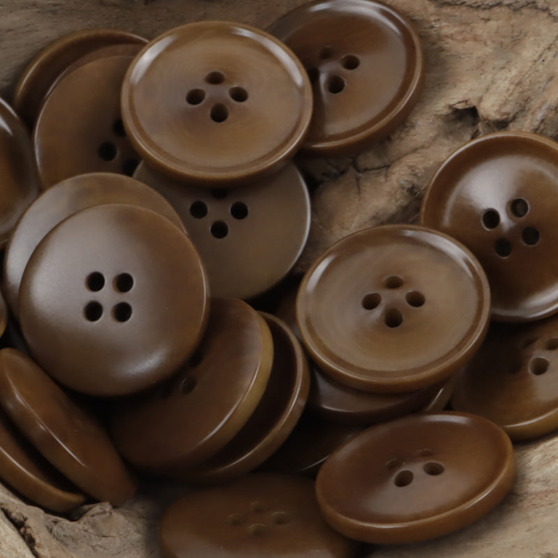 Round Natural Fruit Buttons for Wine Red Coats Jackets 10pcs - Lots of Buttons