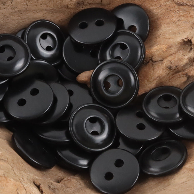Creative Circle Two-Hole Natural Tagua Nut Buttons,10pcs - Lots of Buttons