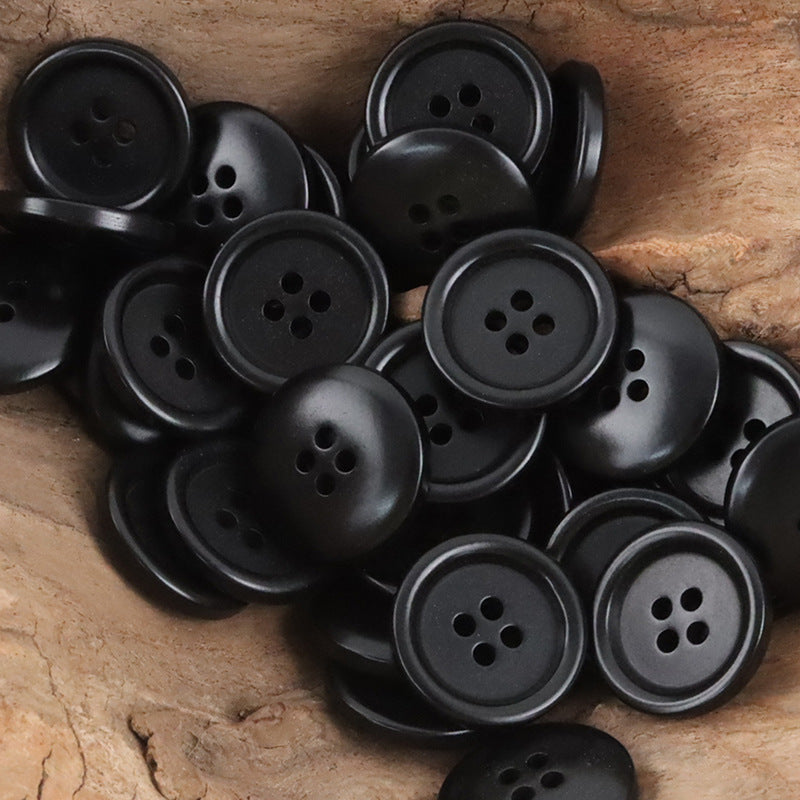 Dopamine-Colored Simple Natural Corozo Buttons 10pcs - Lots of Buttons