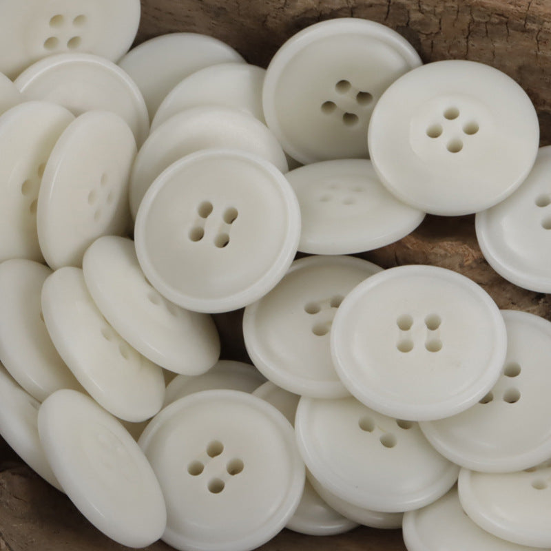 Vintage Fire-Burned Natural Tagua Nut Buttons 10pcs - Lots of Buttons