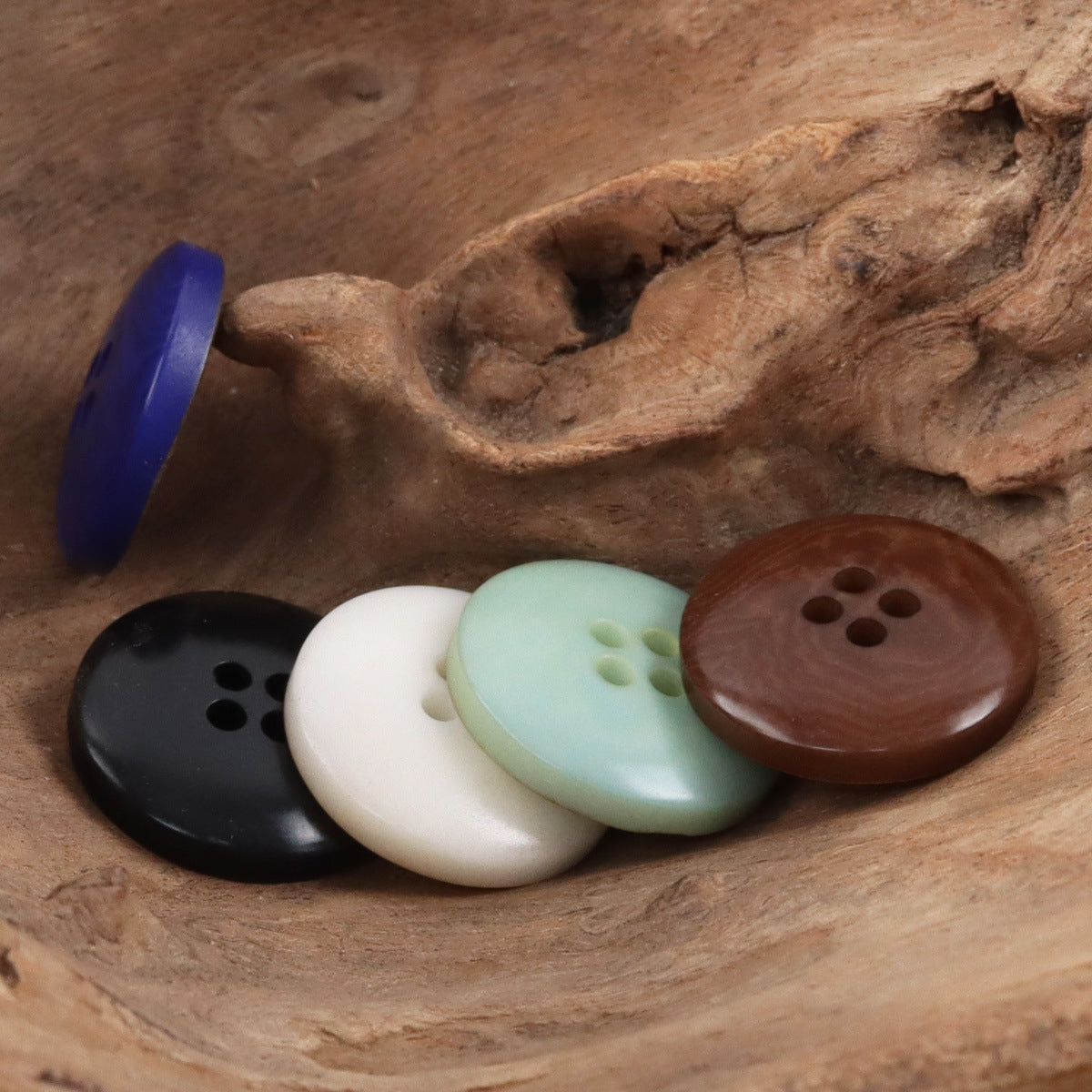 Iris Natural Tagut Nut Buttons for Haute Couture Suits 5pcs - Lots of Buttons
