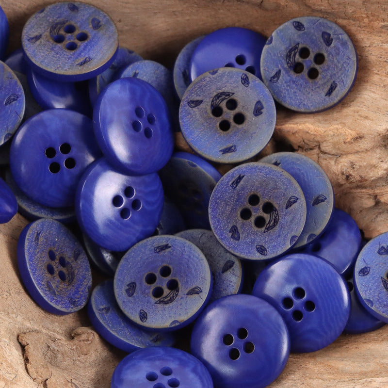 Iris Natural Tagut Nut Buttons for Haute Couture Suits 5pcs - Lots of Buttons