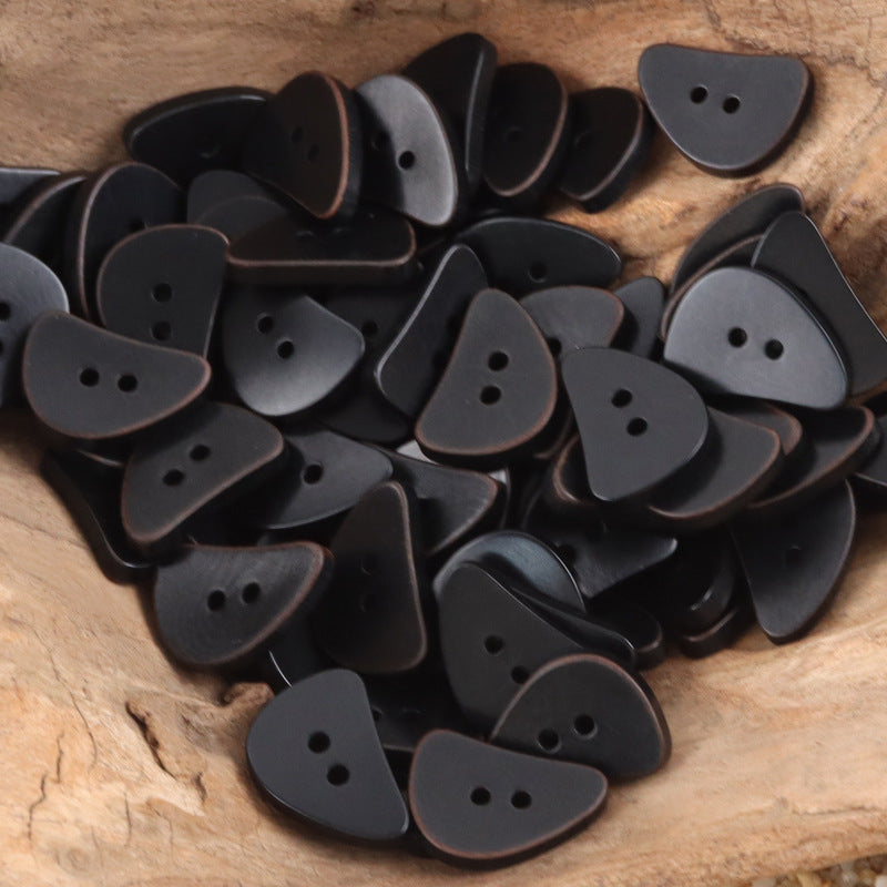 Cute Crescent Moon Natural Corozo Buttons 10PCS - Lots of Buttons