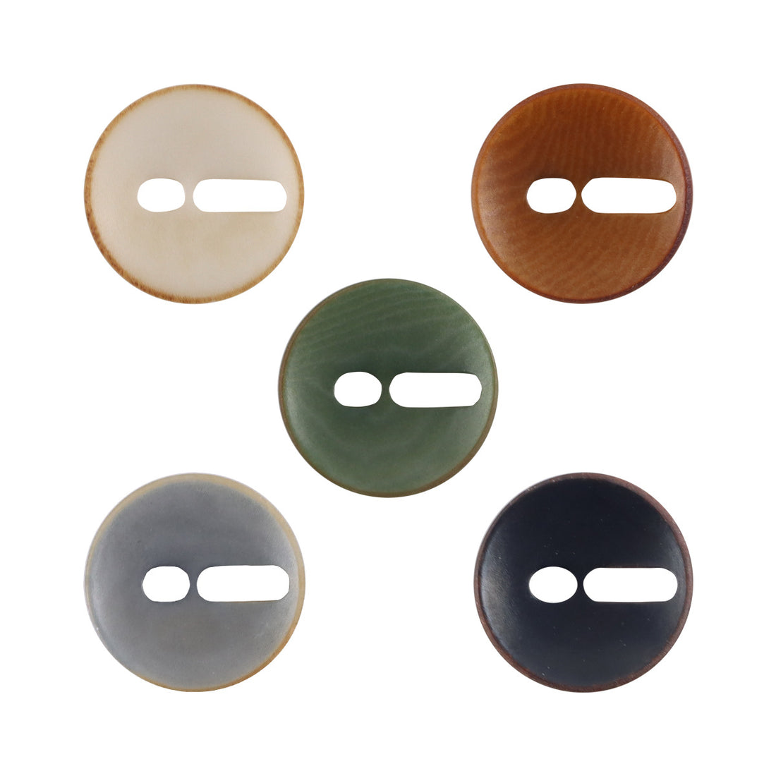 Creative Exclamation Mark Shape Natural Palm Fruit Buttons,10pcs - Lots of Buttons