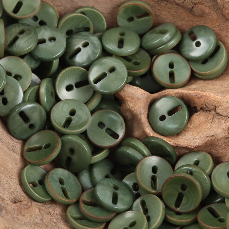 Creative Exclamation Mark Shape Natural Palm Fruit Buttons,10pcs - Lots of Buttons