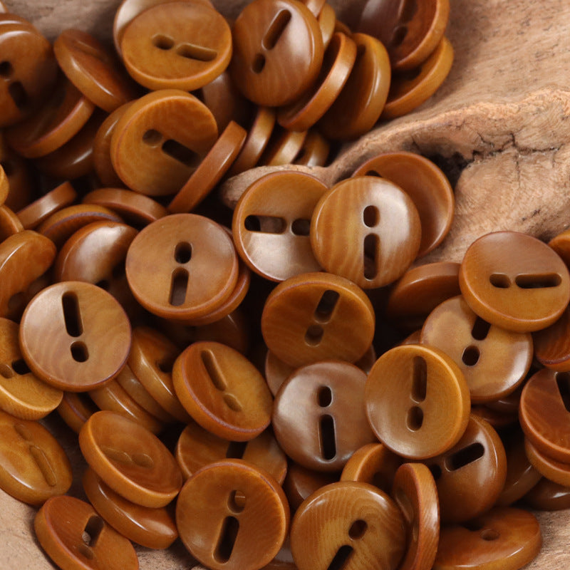Creative Exclamation Mark Shape Natural Palm Fruit Buttons,10pcs - Lots of Buttons