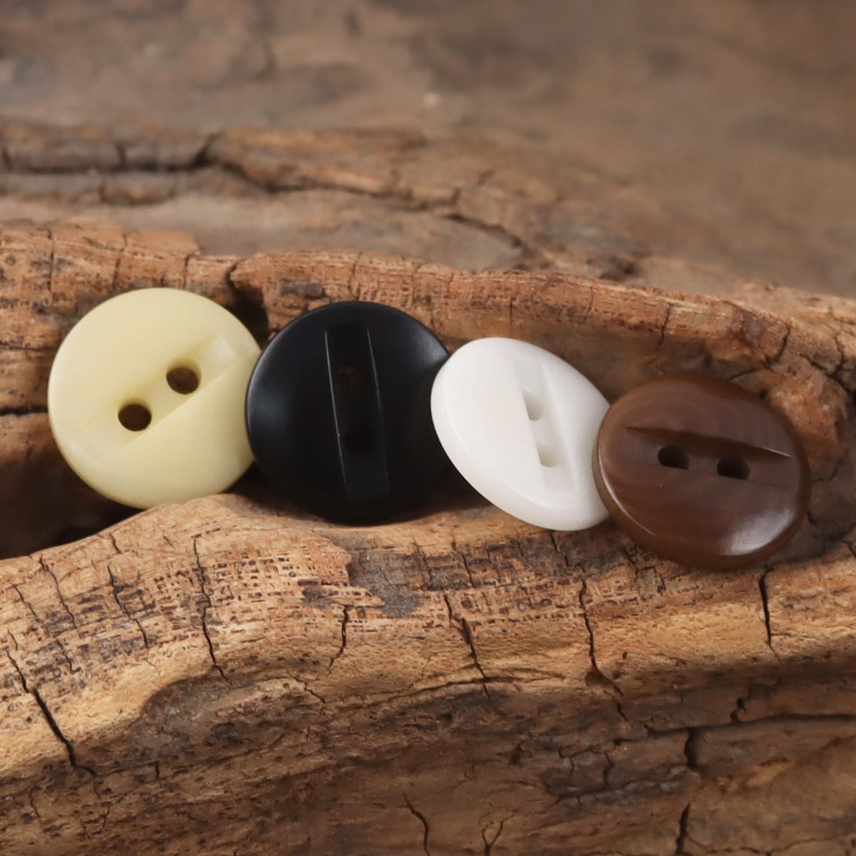 2-Hole Fruit Buttons for Cotton Linen Cardigans Polo Shirts 10pcs - Lots of Buttons