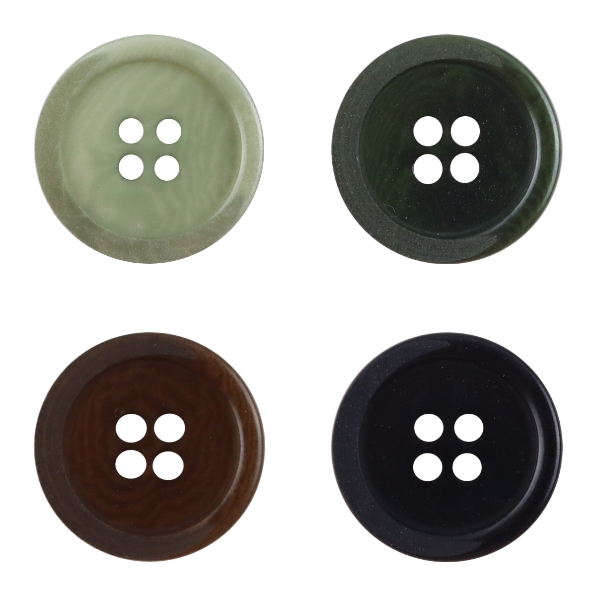Green Natural Tagut Nut Buttons for Men's Formal Suits 10pcs - Lots of Buttons