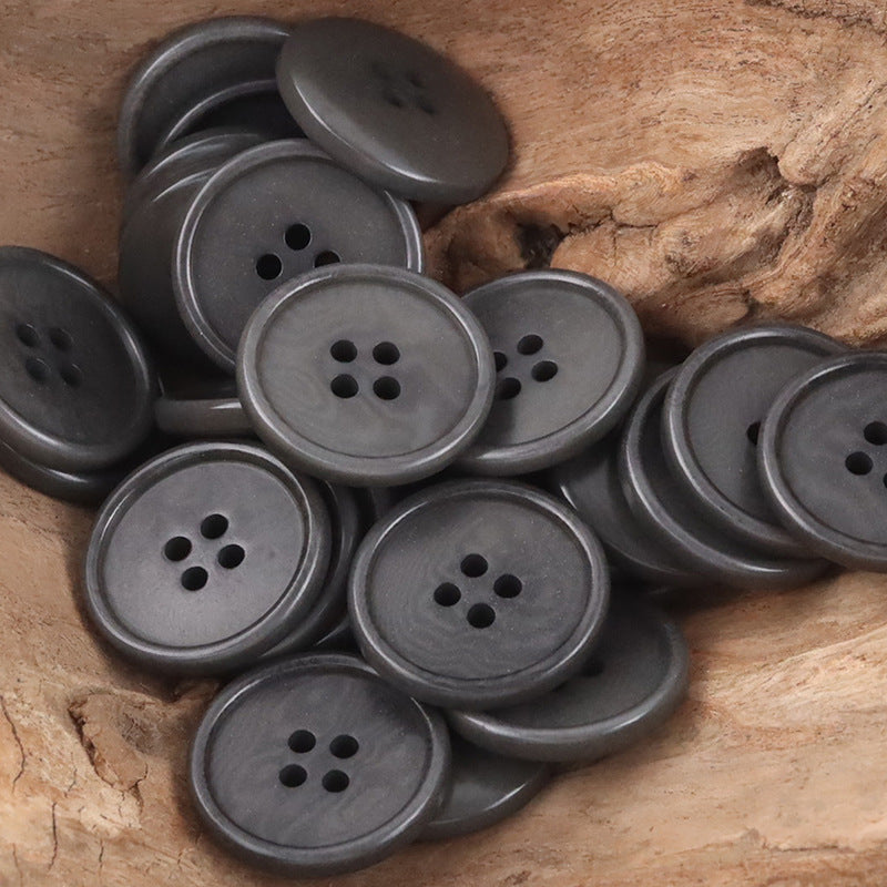 Dark Red Natural Tagut Nut Buttons for Suits Trousers 10pcs - Lots of Buttons