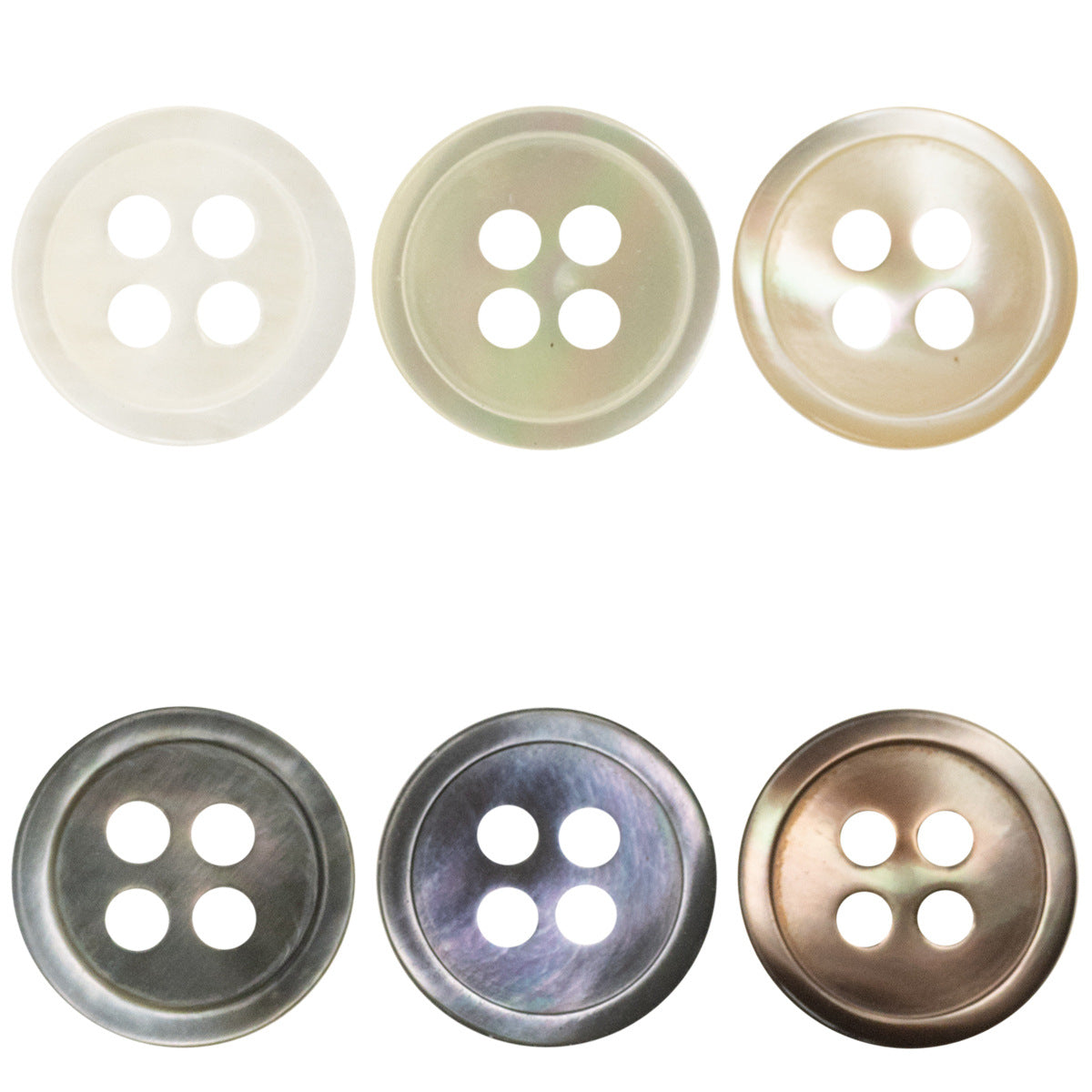 Tarot Shell Buttons Round 11.5mm 10 Pack - Lots of Buttons