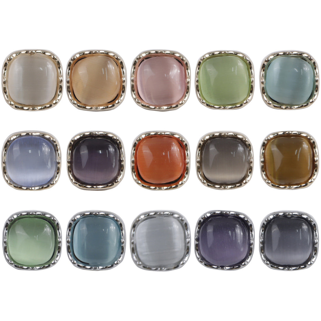 10mm Jade Colored Metal Shank Buttons for Chinese Qipao 10pcs - Lots of Buttons