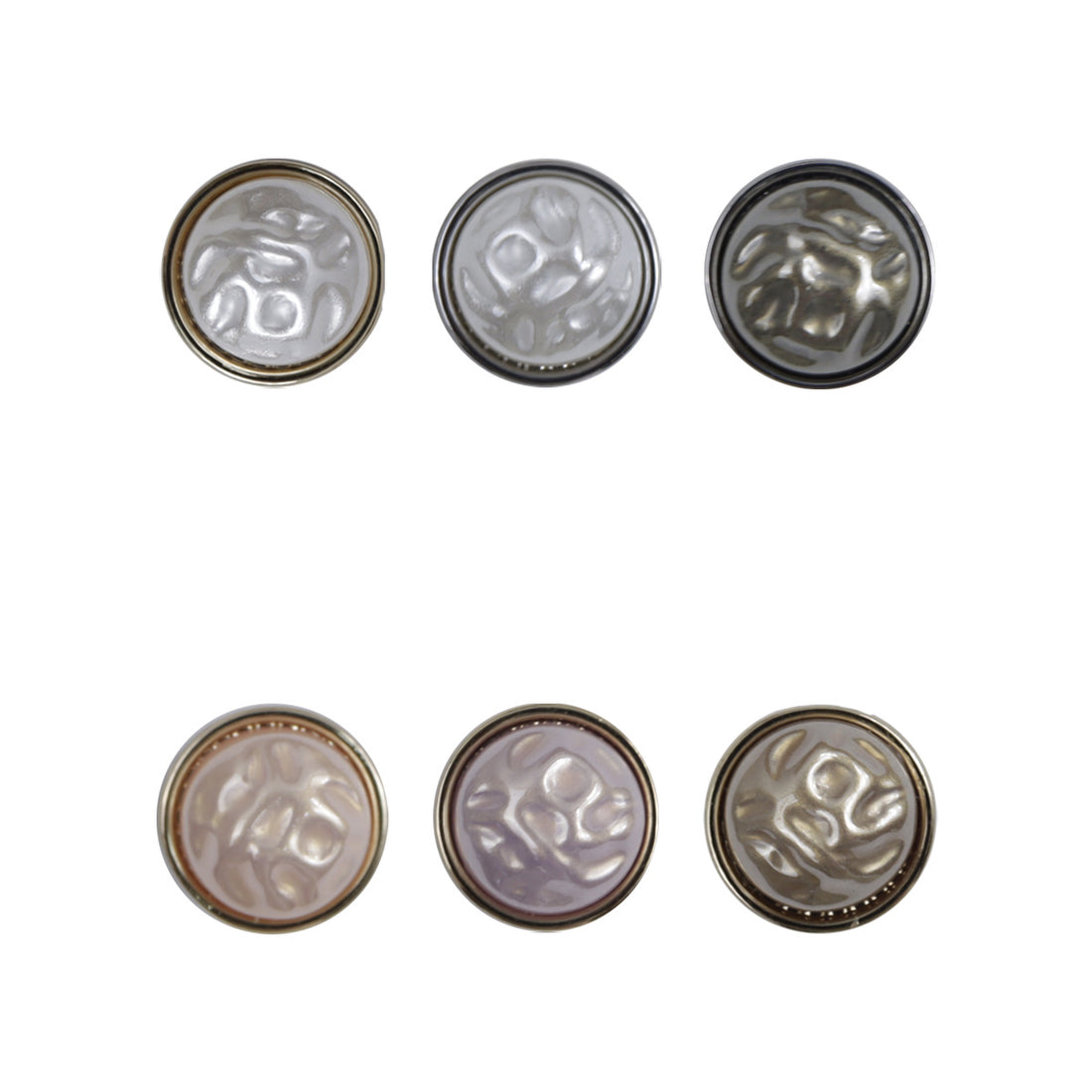 11.5mm Chinese Style Metal Base Buttons for Hanfu Skirt 10pcs - Lots of Buttons