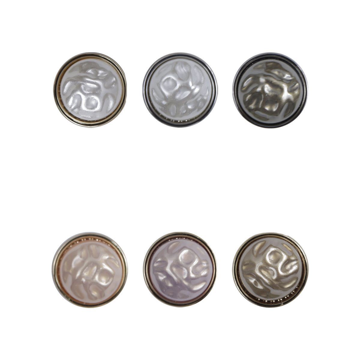 11.5mm Chinese Style Metal Base Buttons for Hanfu Skirt 10pcs - Lots of Buttons