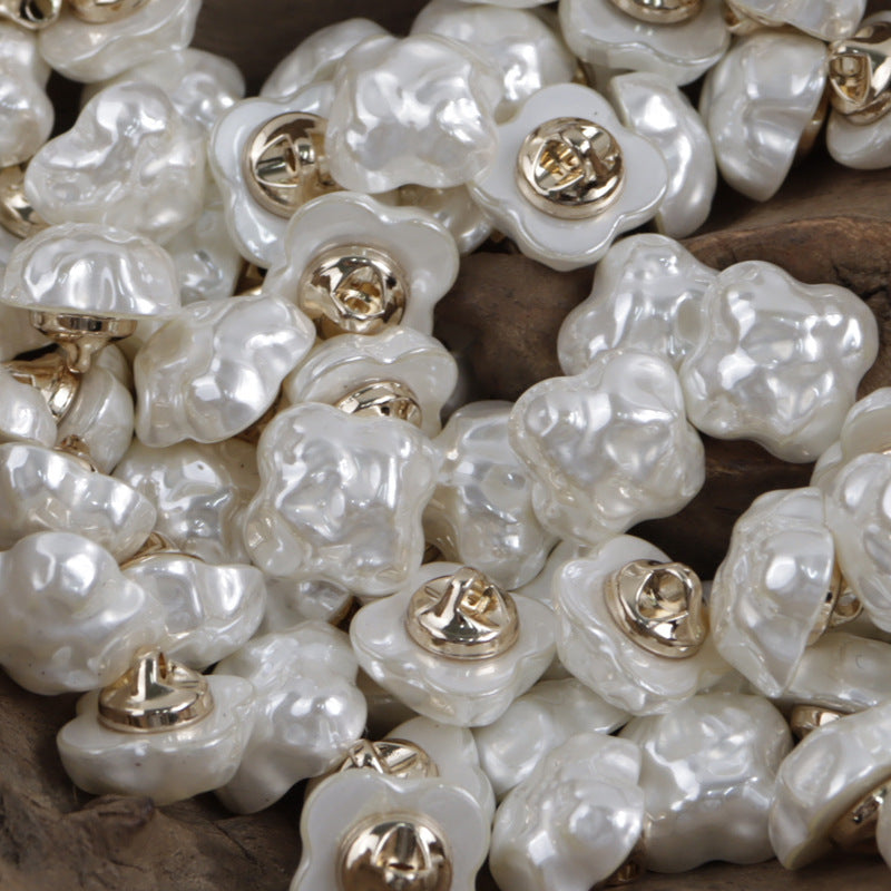 Colorful Cloud Resin Buttons with Metal Shanks for Bracelet Making 10pcs - Lots of Buttons