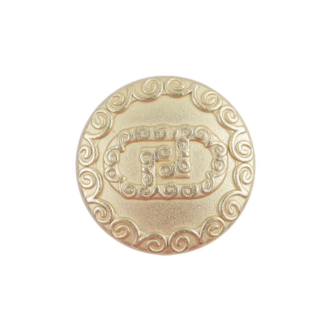 Golden Auspicious Cloud Metal Buttons for Woolen Short Coats 10pcs - Lots of Buttons