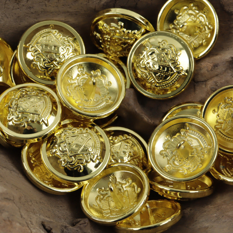 Preppy Zinc Alloy Metal Buttons for Party JK Uniforms 10pcs