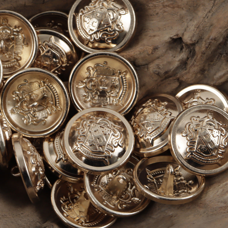 Preppy Zinc Alloy Metal Buttons for Party JK Uniforms 10pcs