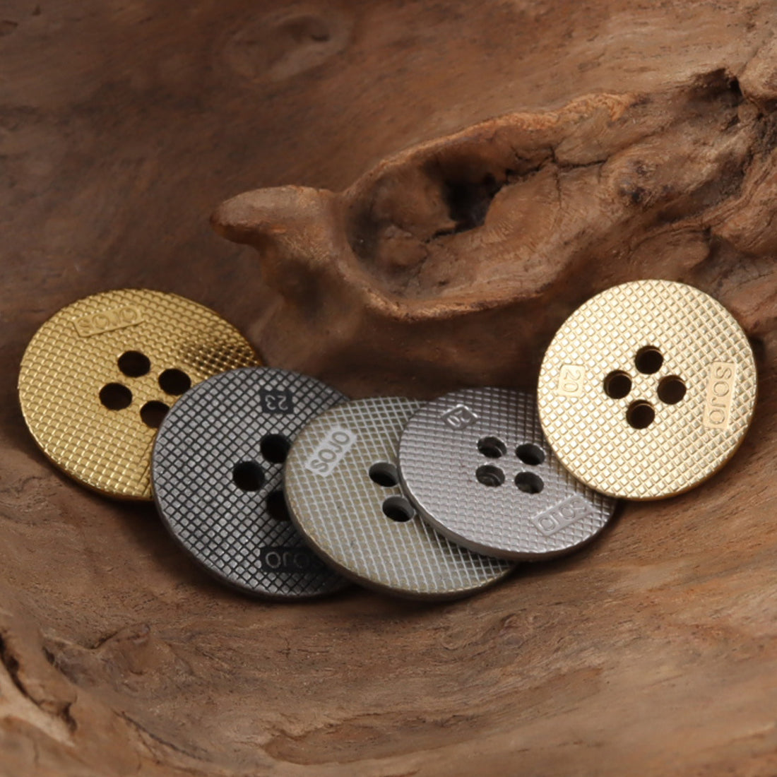 Vintage Silver Flat Metal Buttons for Knitted Hats Teddy Bear 10pcs - Lots of Buttons