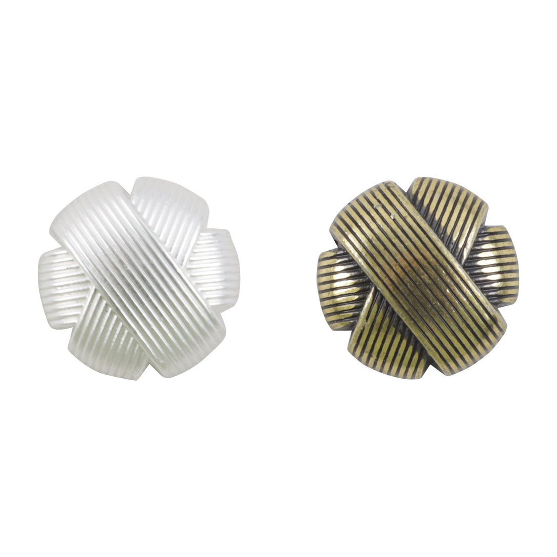 10mm Chinese Silver Bronze Metal Buttons for Retro Shirts 10pcs - Lots of Buttons