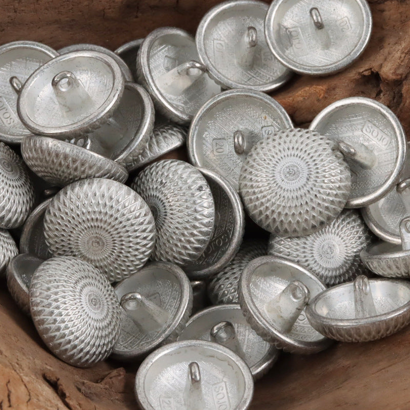 Vintage Geometric Mysterious Style Round Shank Metal Buttons,10pcs - Lots of Buttons