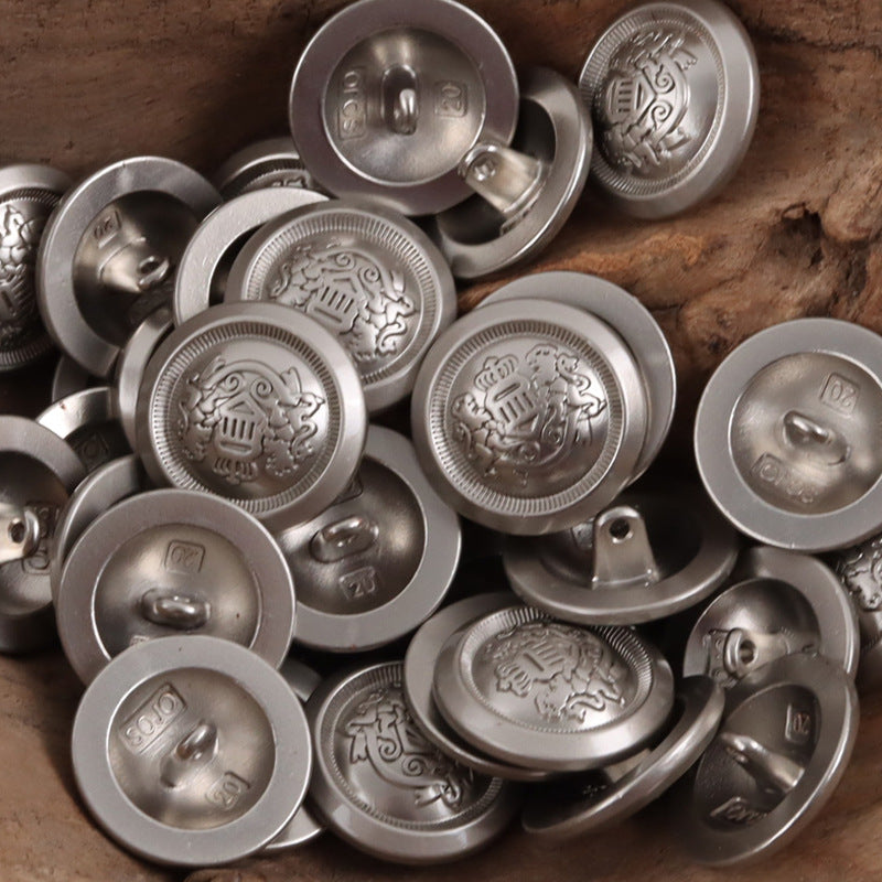 Double Lion Crown Shank Metal Buttons,10PCS - Lots of Buttons