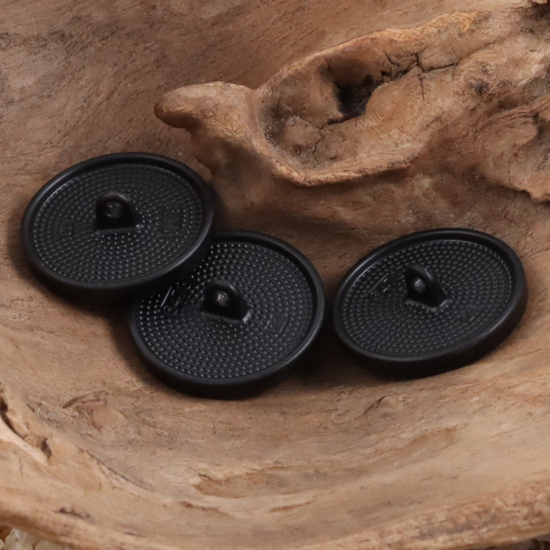 Black Metal Shank Buttons for Retro Cosplay Outfits 10pcs - Lots of Buttons