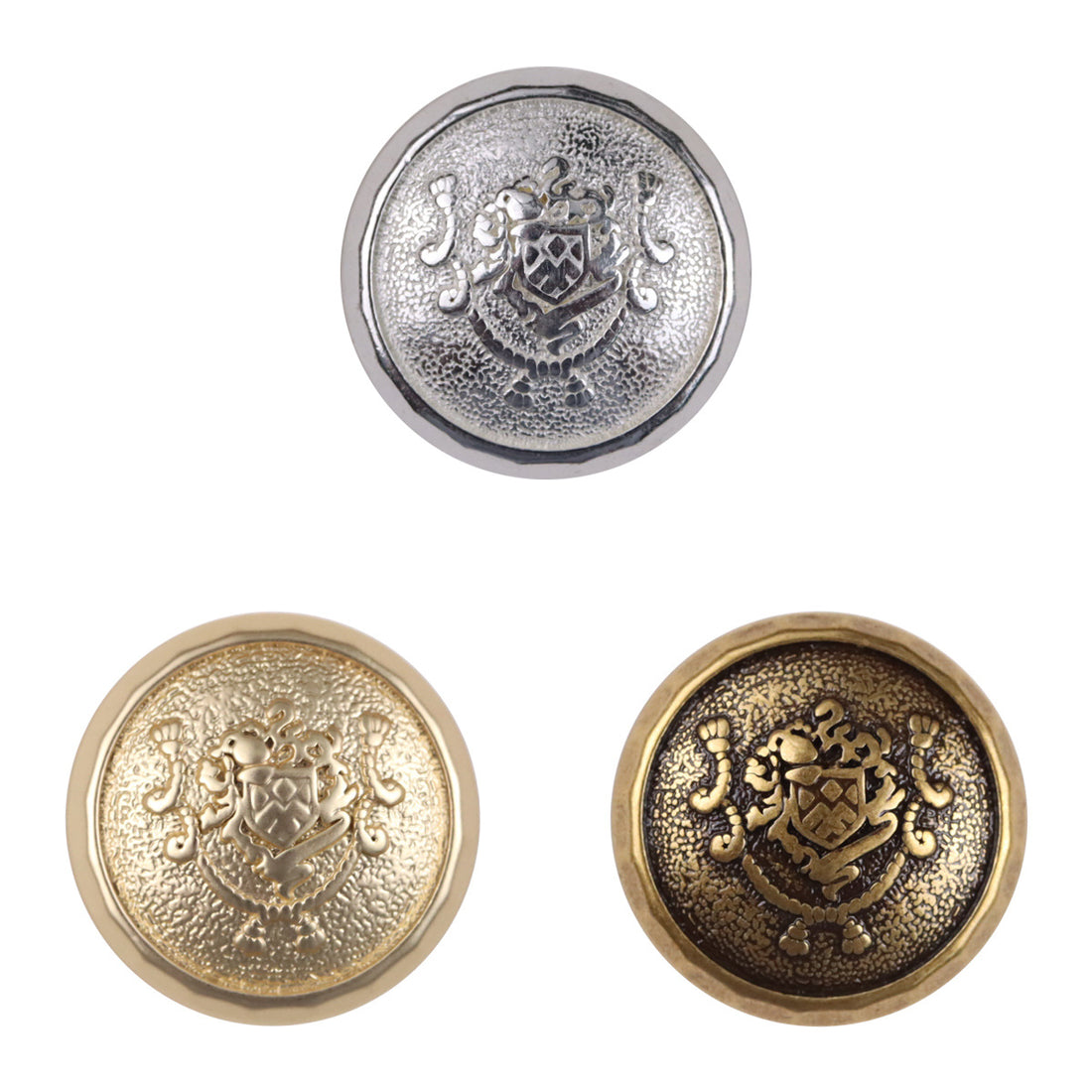 Metal Shank Buttons for College Style JK Suits School Uniforms 10pcs - Lots of Buttons