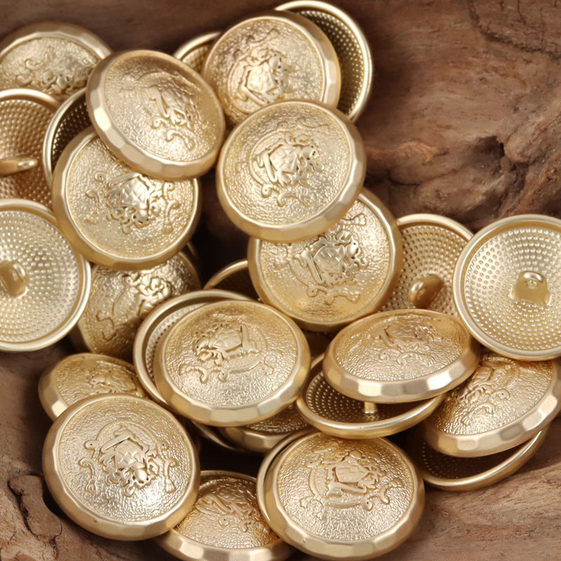 Metal Shank Buttons for College Style JK Suits School Uniforms 10pcs - Lots of Buttons