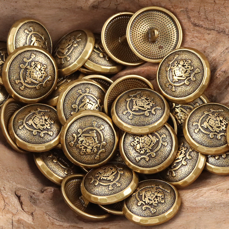 Metal Shank Buttons for College Style JK Suits School Uniforms 10pcs - Lots of Buttons