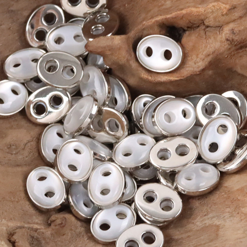 Pig Nose Resin Metal Buttons for Children's Shirts Sweaters10pcs - Lots of Buttons